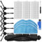 Lot d'accessoires de rechange pour aspirateur robot EZVIZ RE4 RE5 Plus, 1 brosse principale, 3 filtres, 3 lingettes serpillères, 1 tournevis, 6 brosses latérales, 1 brosse de nettoyage