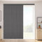 VEVOR Store à Panneaux Occultants Verticaux sur Rail Extensible 116-218 cm Largeur, Panneau Japonais Ajustable jusqu'à 243 cm de Hauteur, pour Porte Coulissante, Séparation de Pièce, Fenêtres, Gris