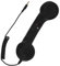 HORIALENCE Auricular Retro con Ajustable y Protección contra Radiación Compatible Dispositivos Negro