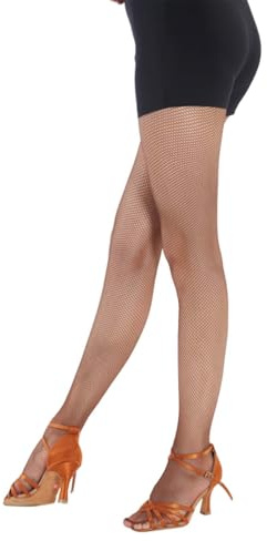 Zimoer Collant Résille Danse pour Femme | Taille Unique (Convient aux 70-170cm) | Collant Résille Élastique Professionnel pour Danse Latine, Salsa, Ballet