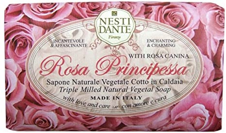Nesti Dante Le Rose Rosa Principessa (Seife 150 g, Unisex, für alle Hauttypen geeignet) 665503