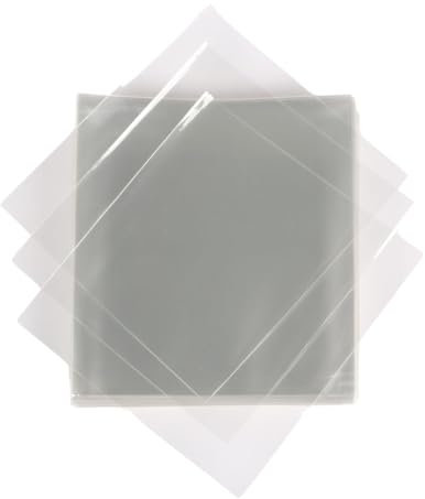 100 Stück Schutzhüllen für Jewel Case Box aus hoch transparenten Folie Glasklar 140x150 mm Sleeves auch für Slim Case Papier CD Hüllen