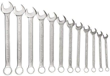 Teng Tools 12 Piece Metric Combination Spanner Set 8-19mm - 6512N