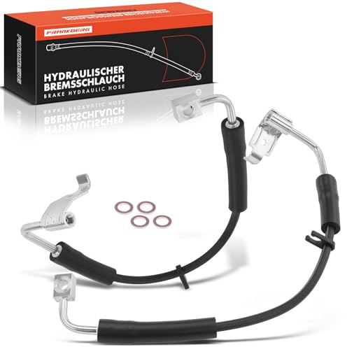 Frankberg 2 tubi freno anteriori sinistro destro 52060044AH | Compatibile con: Wrangler IV JL, Wrangler III JK
