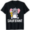 Saufifant Elefant Bier Bierpong Saufen Sauftour Biertrinker T-Shirt