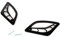 MOTO NOSTRA Blinkergitter hinten schwarz glanz kompatibel für Vespa GT, GTL, GTV, GTS 125-300