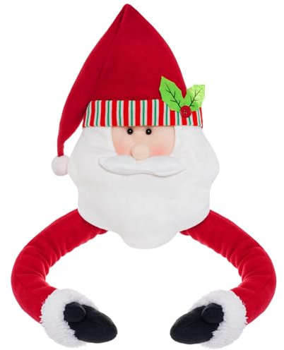 Fengek Weihnachtsbaumspitze Weihnachtsmann Baumspitze Baumumarmung für Weihnachtsbaum Dekoration Party Home Ornament
