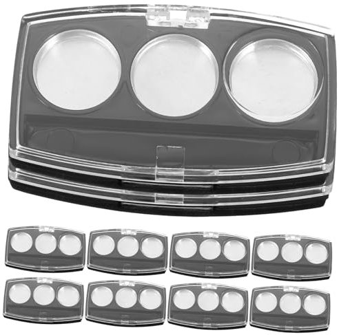 FOYTOKI 10 Pz Scatola Di Ombretti Palette Di Ombretti Palette Vuote Per Ombretto Vassoio Di Trucco Vuoto Pallet Di Trucco Vassoio Vuoto Dell'Ombretto Donne Palette Di Ombretti Palette Di