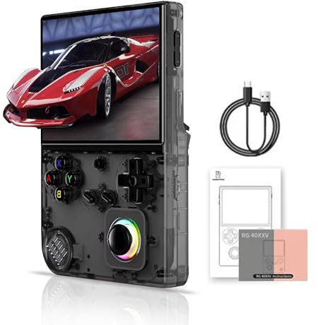 XIXIMENG RG40XX V - Consola de juegos portátil retro de 4 pulgadas, pantalla IPS, consola de bolsillo de video de 64 g, tarjeta TF con 5000 juegos, compatible con salida de TV HDMI, 5G, WiFi,