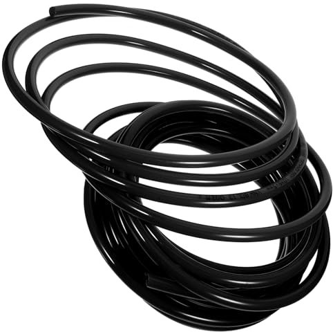 FELTECHELECTR Pneumatikschlauch Spule Pumpe Düse Einziehbare Schlauchtrommel Kompressor Tragbarer Reifenfüller Tank Reifenfüller Mit Manometer Rohr Aufblasgerät Druckluftschlauch Tpu Black