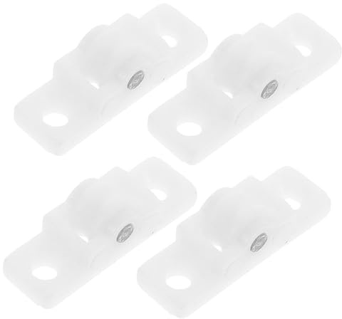 GRIRIW 4pièces Roulettes De Porte Coulissante Roues De Remplacement Pour Congélateur Et Portes Moustiquaires Installation Facile Résistantes à Usure