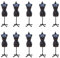 Pocoiau Schaufensterpuppe für Damen, Modellständer, Körperausstellung, Kleid, hohler Körper, T-Shirt, Display für Schlafzimmer, Zuhause, Bekleidungsgeschäft