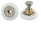 Lot de 2 roulettes de porte de douche avec vis pour un remplacement rapide et efficace (25 mm)