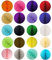 SUNBEAUTY 20er Set Mini 8cm Wabenball Honeycomb Balls Zeremonie Dekoration (8cm)