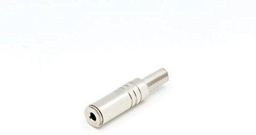 Conectores de audio 609080 3,5 mm Jack Socket, estéreo, versión de metal