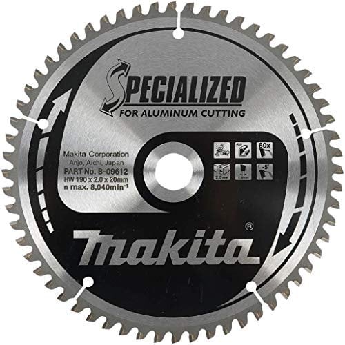 Makita B-09662 – Scie à onglet spéciale en aluminium avec disque de 260 x 2,3 1,8 millimètres -5 angles d'axe de coupe 100z 30