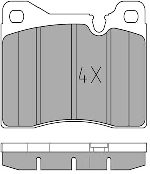 Meyle 025 204 3715 Brake Pad Set, disc brake