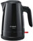 Bosch ComfortLine Hervidor de Agua, 2400 W, 1.7 litros, 44 Decibeles, plástico, Negro