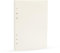 Harphia A5 Planner Einsätze für 6-Ring Ordner - Blanko Papier Nachfüllungen, 100gsm Dickeres Papier für Filofax (5,59x8,27'')
