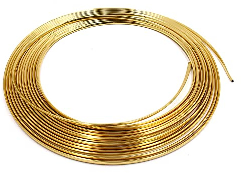 sourcingmap Gold Tone U-Shaped Trim Strip Car Door Edge Protector 12M | Auto trim decoration strip, decoration guard protector, for car door edge