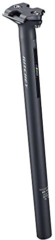 Ritchey Tige WCS Zéro Déport 2-Bolts Alu Blatte 31.6x400mm Sattelstütze, Aluminium, Fahrrad, Schwarz, 31.6