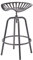 Homescapes Vintage Barhocker Traktorsitz grau - Farmhaus Barstuhl Metall Retro Thekenstuhl - höhenverstellbar bis 74cm