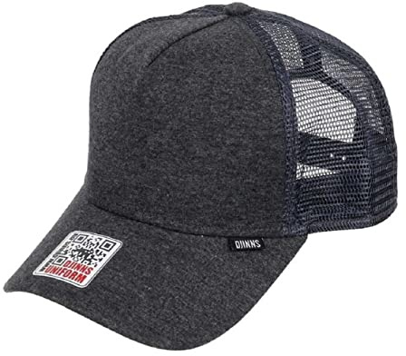 Djinns Cut & Sew Trucker Cap mit exklusivem Capspin Anstecker One Size verstellbar in Charcoal