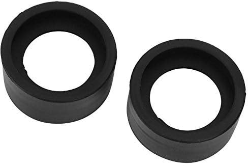 2Pcs Eyepiece Cover Rubber Eyepiece Cover Flat/oblique Eyepiece Cover for 32-36mm Stereo Microscope Eyepiece (Flat Angle)