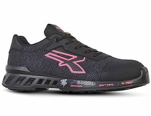 U-Power Red Leve Michelle, Scarpe Antinfortunistiche, Scarpe da Ginnastica Unisex Leggere antiperforazione, Suola in Rafia, Suola Infinergy, con Puntale in Alluminio