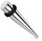 Pain-is-Art Dehnungsstab 1,6 - 10 mm aus 316L Chirurgenstahl SCHWARZ oder SILBER GRÖßENWAHL Expander Taper Dehnstab (Dehnung auf: 7,0 mm, Silber)