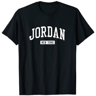 Jordan New York NY, design vintage per sport atletici Maglietta
