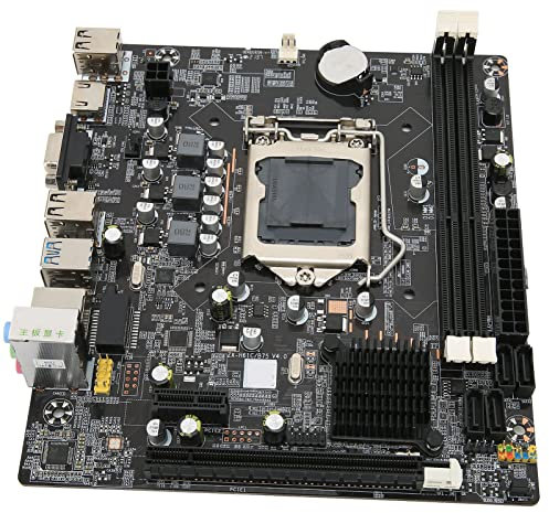 Tbest El Procesador Es Compatible con Raid LGA-1151 Matx Socket 1151 Computadora de Escritorio Tosuny con Placa Base de Computadora de Escritorio LGA 1155 USB3.0 SATA Placa Base para