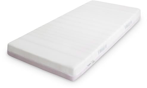 Ehrenkind® Family Matratze Wendbar Matratze 90x200 cm | 2 Härtegrade H2 & H3 | 7 Komfortzonen, Oeko-TEX® 100 | Hypoallergen & Atmungsaktiv | Matratze 90x200cm | Wendematratze