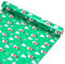 HBell Weihnachts-Geschenkpapierrolle, 43 cm x 10 m, Metallic-Geschenkpapier mit Schneeflocken, Elch für Weihnachtsfeier, Neujahr, Festival, Geburtstag, Party-Dekorationen (grün)