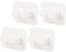 OKUMEYR 4pcs Circle Hooks Spray Bottle Mounts for Wall Adhesive Storage Hangers Bathroom and Kitchen