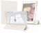 GKABXY Hybrid Case for iPad 9th/8th/7th Generation 2021/2020/2019 with Pencil Holder, iPad 10.2 inch Case Detachable Sliding Cover with Clear Hard Back Shell, Auto Sleep/Wake, White