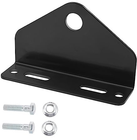 EXAOMBLE Attache Remorque de Tondeuse Acier Au Crochet de Remorque Durable pour Tondeuse à Gazon Installation Facile et Stabilité Optimale