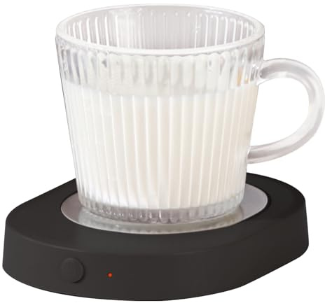Mug Warmer - Automatic Heating Thermal Coaster, USB Electric Coffee Cup Warmer, Thermostatic Coffees Warmers for Water Tea Travel Home Business Meeting Kitchen Dining Table Room Dorm