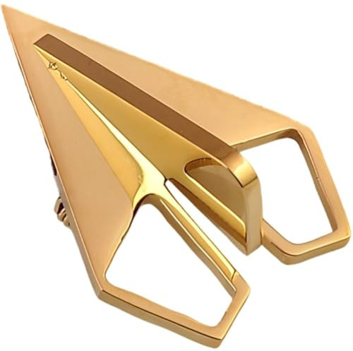 Lpitoy Anstecknadel in Form Eines Papierfliegers Aus Edelstahl, Origami-Flugzeug-brosche, Kragen- Und Kragenclip, Accessoires Für Pullover, Mütze, Mantel, Rucksack Und Anzug