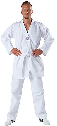 KWON Kimono pour Enfant Taekwondo Song Blanc Blanc 190 cm