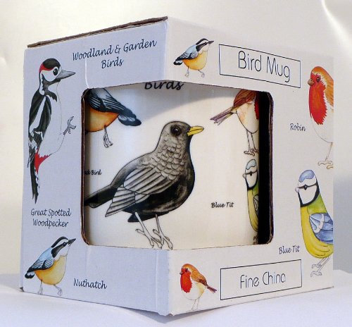 Woodland and Garden Birds Fine China Mug