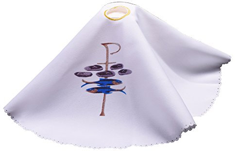 BLESSUME Altar Cloth Chalice Pall Chalice Veil (White 2)