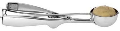 Lakeland Large Stainless Steel Batter Dosing Scoop (1 Scoop for 1 Cupcake) 21cm