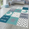 TT Home Kinderteppich Teppich Kinderzimmer Junge Mädchen Spielteppich Baby Modern, Farbe: Türkis, Größe:140x200 cm