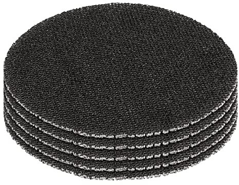 Trend Mesh 125mm Random Orbit 120 Grit Abrasive Sanding Disc, AB/125/120M, Pack of 5, Black