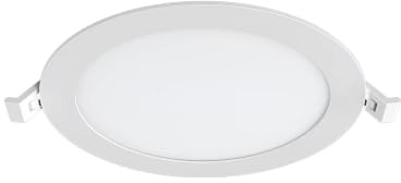 15W LED Slim Einbauleuchte Rund Ø 20 cm Warmweiß | Einbaupanel, Slim Panel Spot, Integrierter LED Trafo