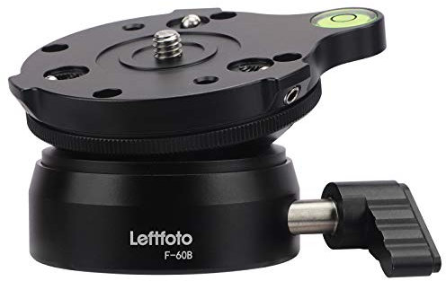 Stativ-Nivellierfuß, halbe Kugel, schnell nach oben und unten geneigt, um 15 Grad in jede Richtung für Canon, Nikon und andere DSLR-Kameras, Stative, Einbeinstative mit versetzter Wasserwaage