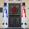 Tatuo 2 Stücke 3D Schneemann Windsack Outdoor Hängender Winter Windsack Dekorativer Windsack für Winter, Chanukka, Weihnachten, Indoor Outdoor Hof Rasen Garten Terrasse Weg Party, 45 Zoll