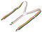 Hosen Anziehhilfe, Anziehhilfe Hosen Tragehilfen Gürtel Hosenhilfe Helfer Polyester Legierung Verstellbare Länge Anziehhilfen Hosen Tragewerkzeuge für Behinderte ältere(Regenbogenstreifen)
