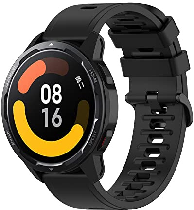 BoLuo 22 mm Silikon-Armband für Xiaomi Mi Watch S1 Active, Silikonarmbänder, Uhrenarmband für Xiaomi Mi Watch S1/MI Watch Color 2/MI Watch Sport/MI Watch